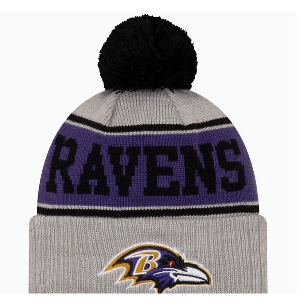 🆕 New Era Baltimore RAVENS Pom Hat